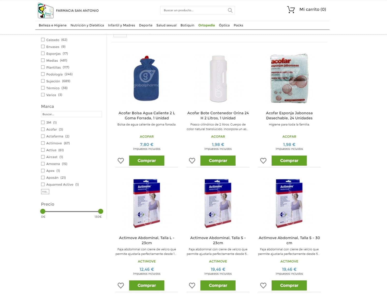 Compra tus productos de ortopedia en nuestra farmacia en Monforte - Imagen 1