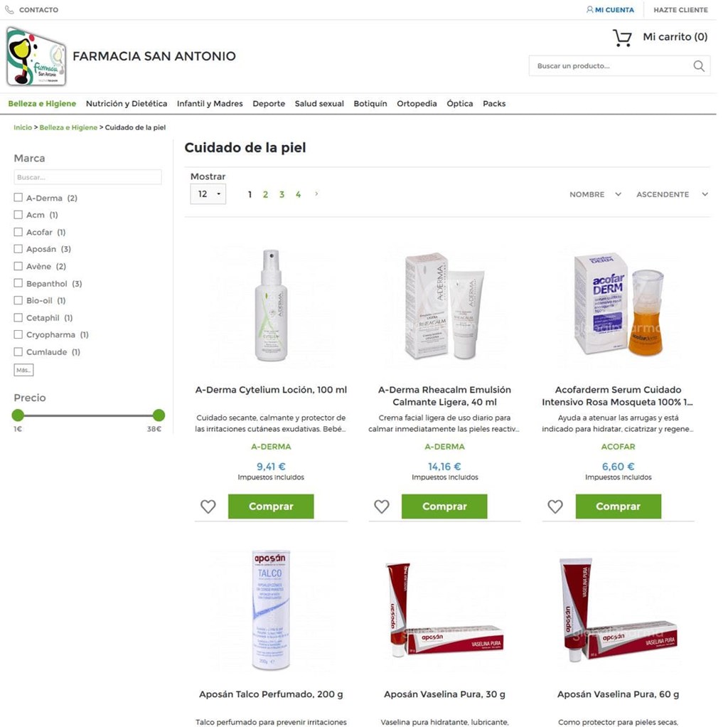 Nuestros productos en tu casa: servicio de farmacia online